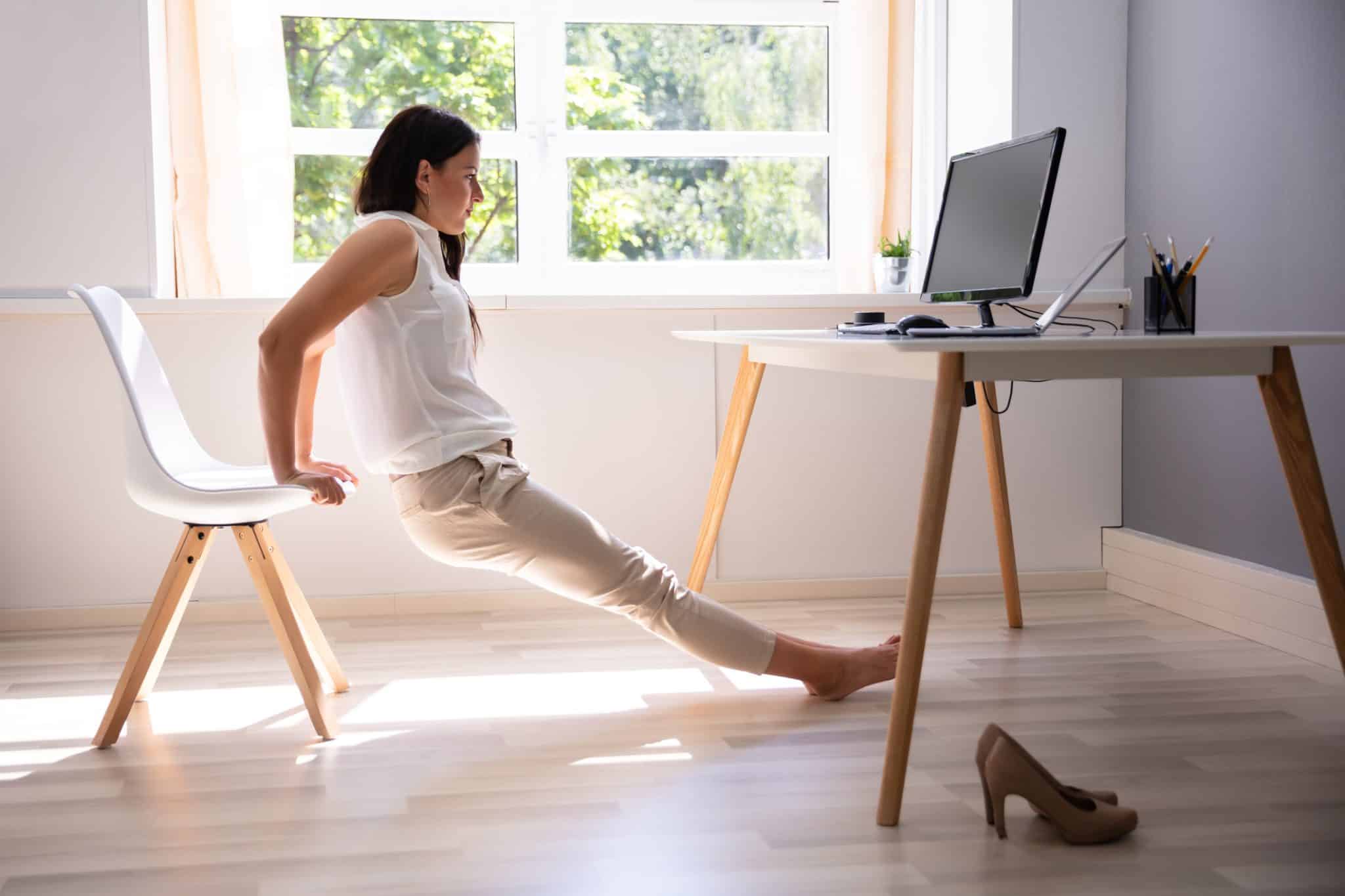 8 façons astucieuses de faire du sport au bureau