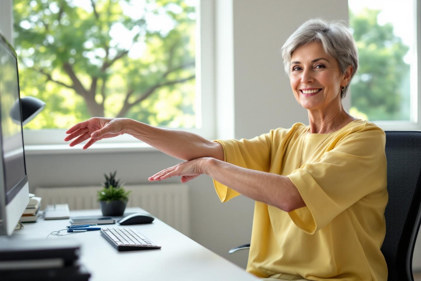 Et si vous pouviez assouplir vos poignets sans faire de pause longue au travail ? Essayez cet exercice
