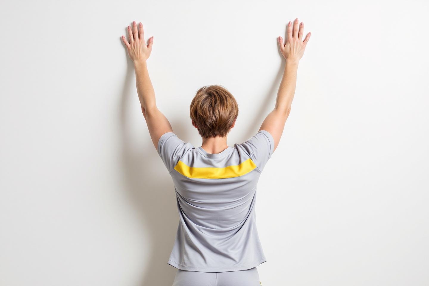 Mon exercice du jour pour prévenir les tensions aux épaules et améliorer la posture avec un mouvement au mur