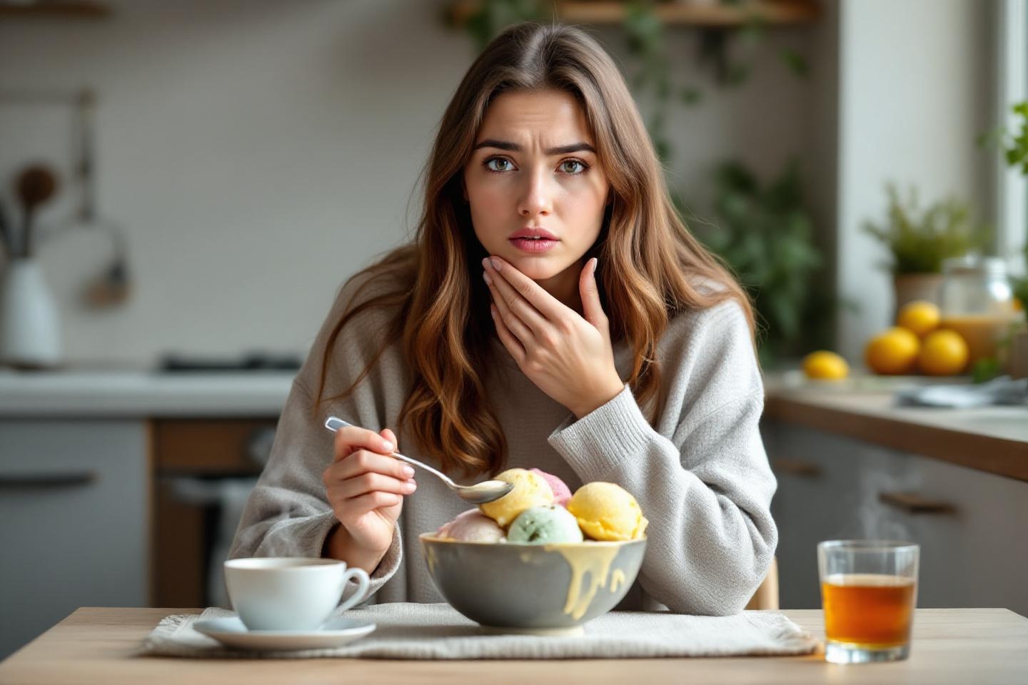 Maux de gorge persistants ? Attention à la façon que vous avez de manger vos glaces