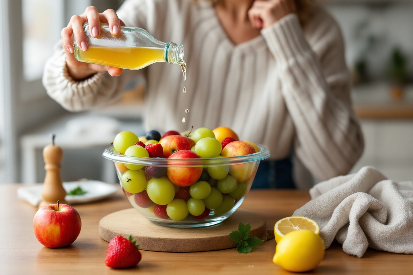 Laver ses fruits au vinaigre : mythe ou véritable astuce anti-pesticides ?