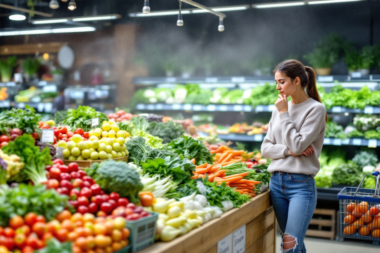 La vérité derrière l’eau vaporisée sur vos fruits et légumes au supermarché