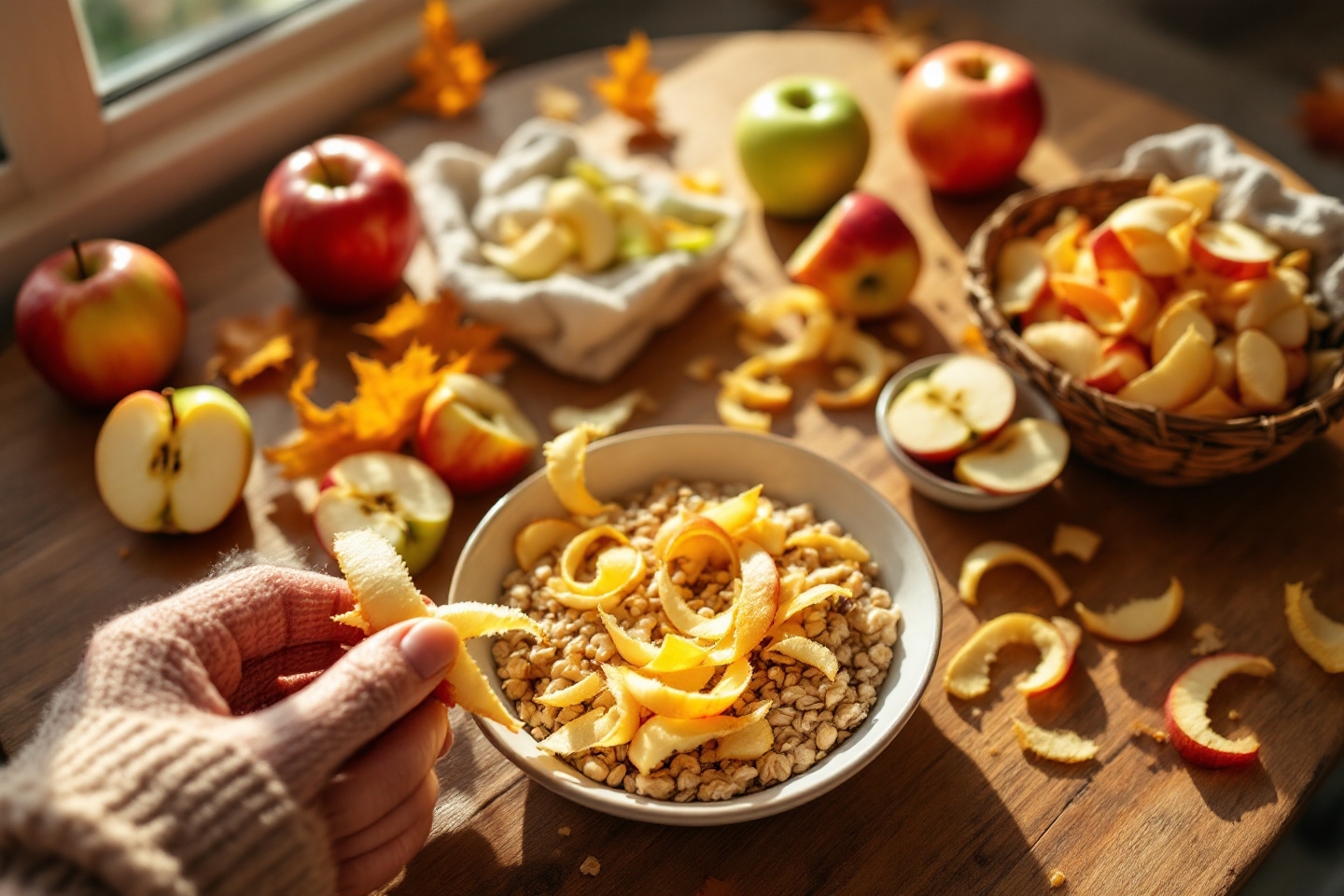 Ne jetez plus la peau de vos pommes ! Le réflexe d’expert pour doubler fibres et antioxydants cet automne