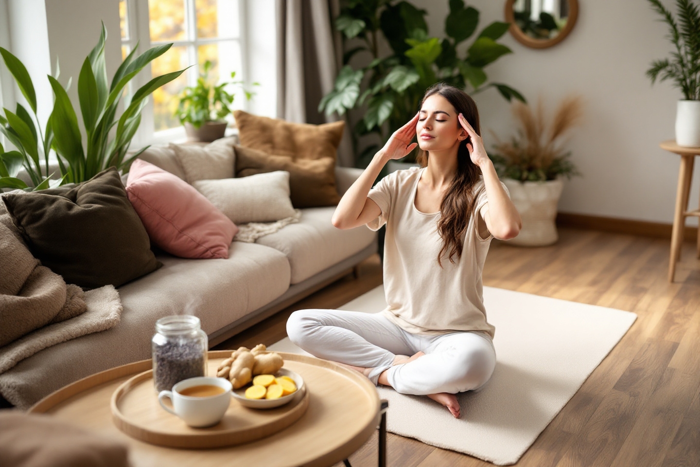 Les médecins n’en reviennent pas : cette posture de yoga rivalise avec le Doliprane en cas de mal de tête