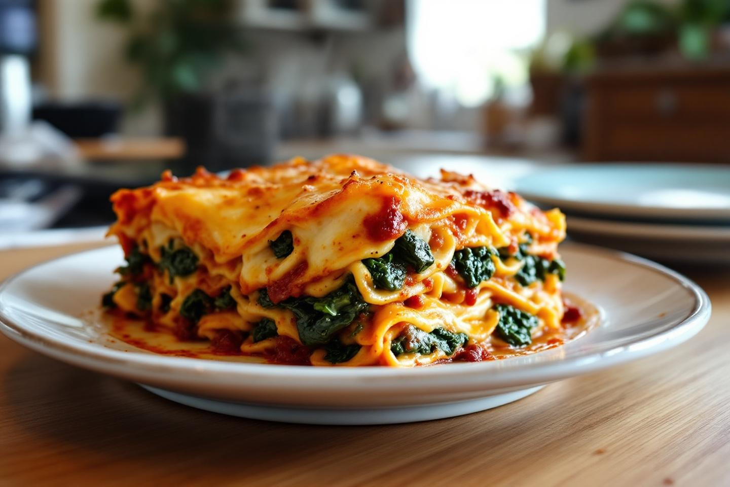 Le plat végétarien étonnant qui booste la récupération sans alourdir : mon secret pour des lasagnes légères et protéinées