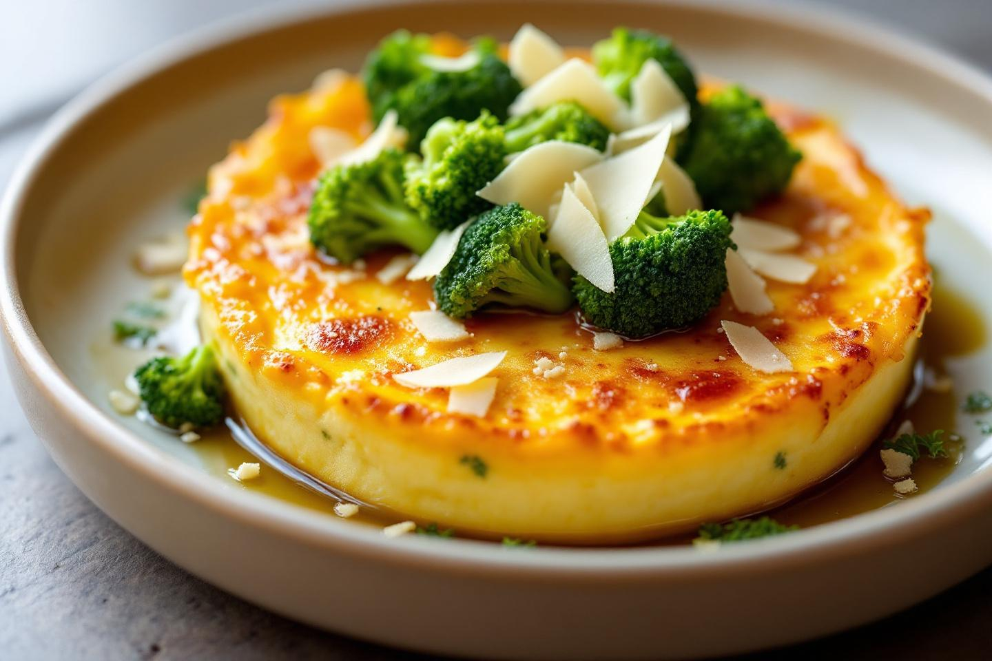 Ce flan salé brocoli-parmesan est fait pour les sportifs qui veulent booster leur capital calcium