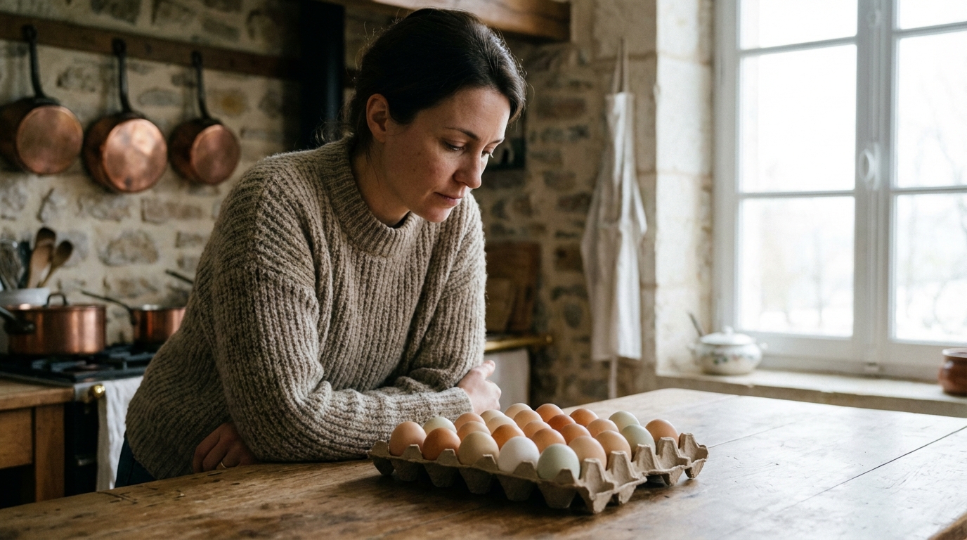 J’ai laissé mes œufs sur le plan de travail tout l’hiver : ce que j’ignorais sur leur coquille