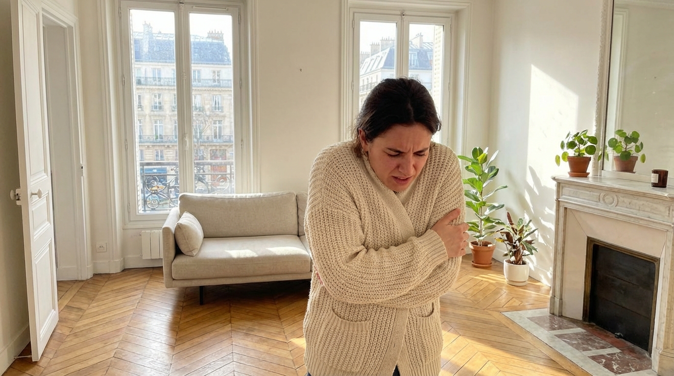 Ce ressenti du corps qui signale que la température de la maison n’est plus tout à fait adaptée à votre forme