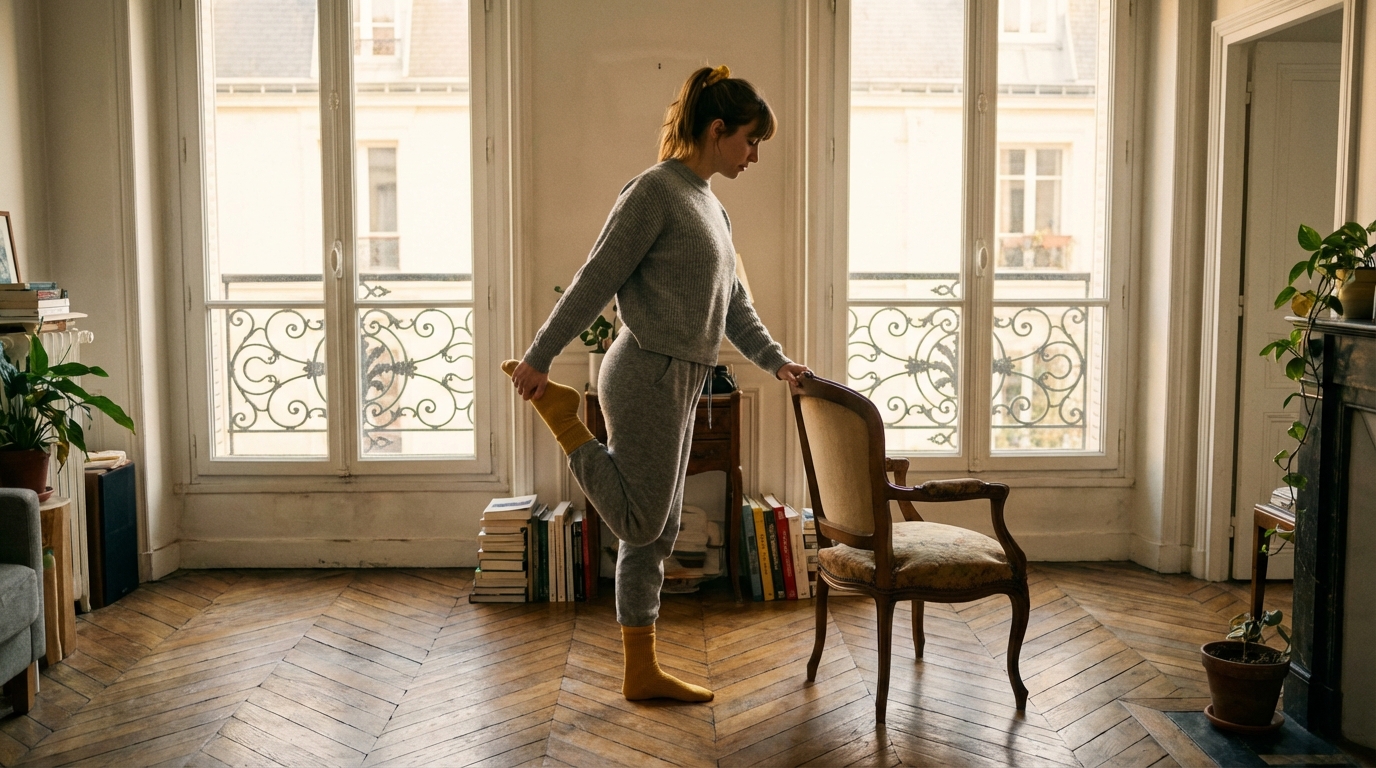 Le geste validé par la science pour soulager les cuisses après le bureau