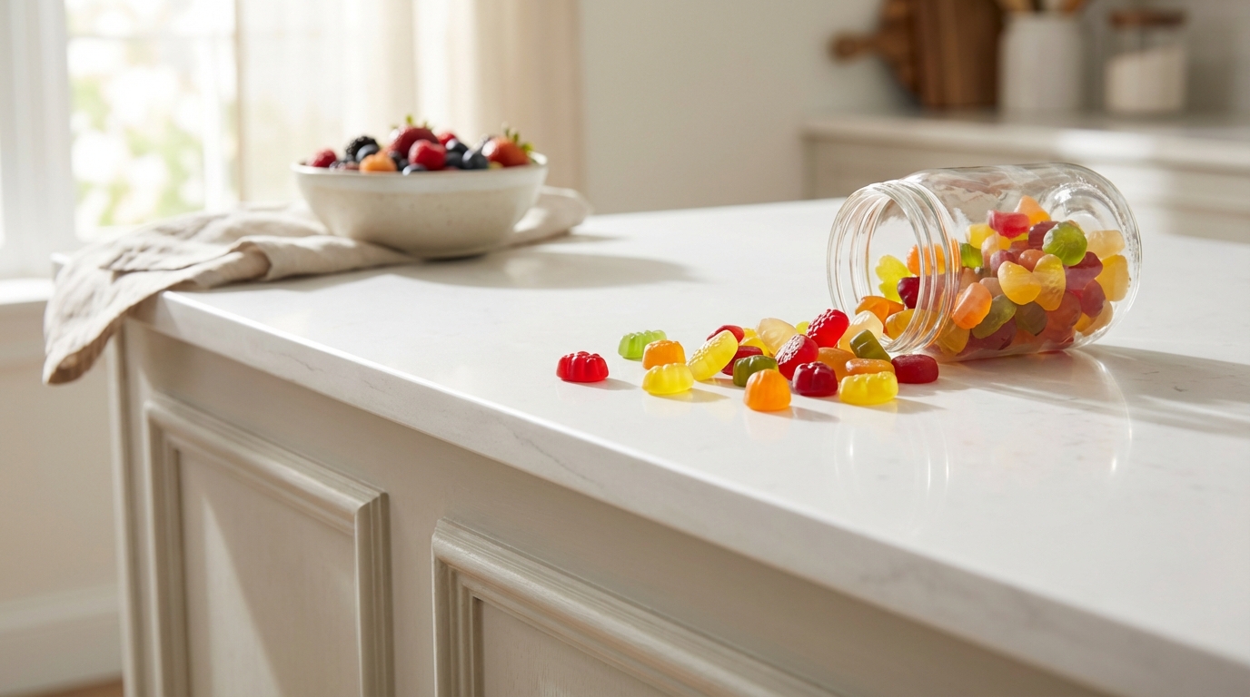 Vous les croquez comme des bonbons : ce triple piège dans chaque gummy que votre corps encaisse sans prévenir