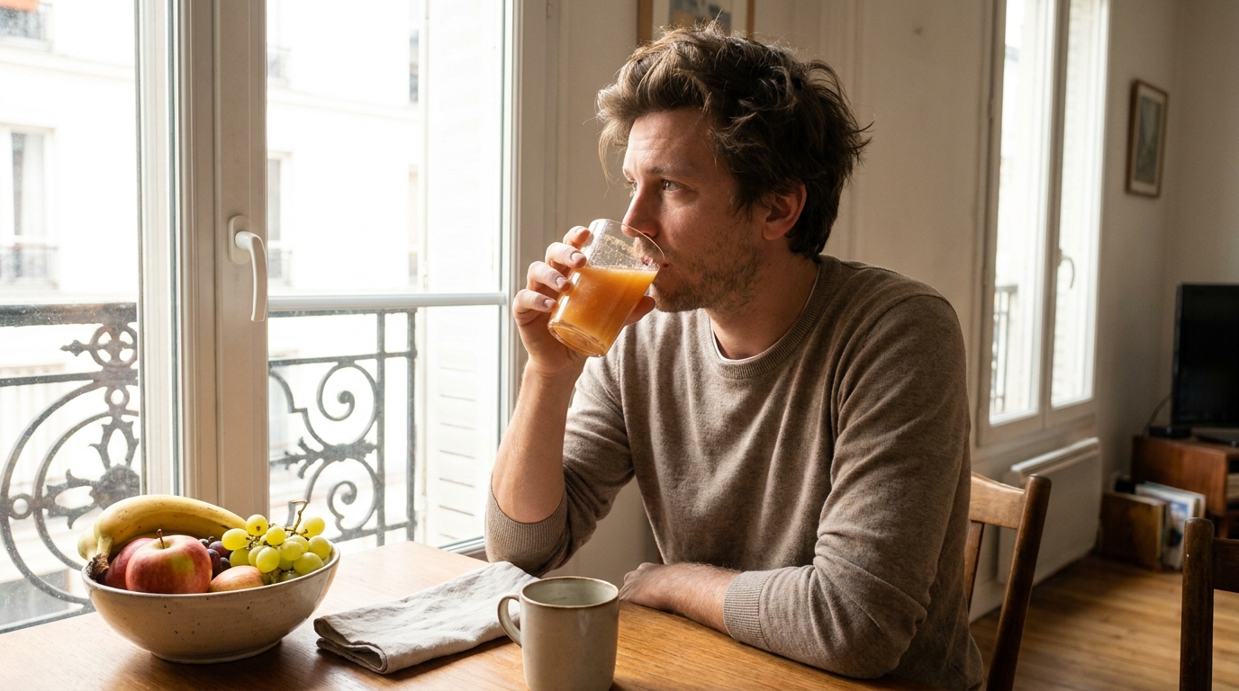 Ce n’est pas le sucre du fruit qui pose problème le matin, c’est la forme sous laquelle vous l’avalez sans y penser
