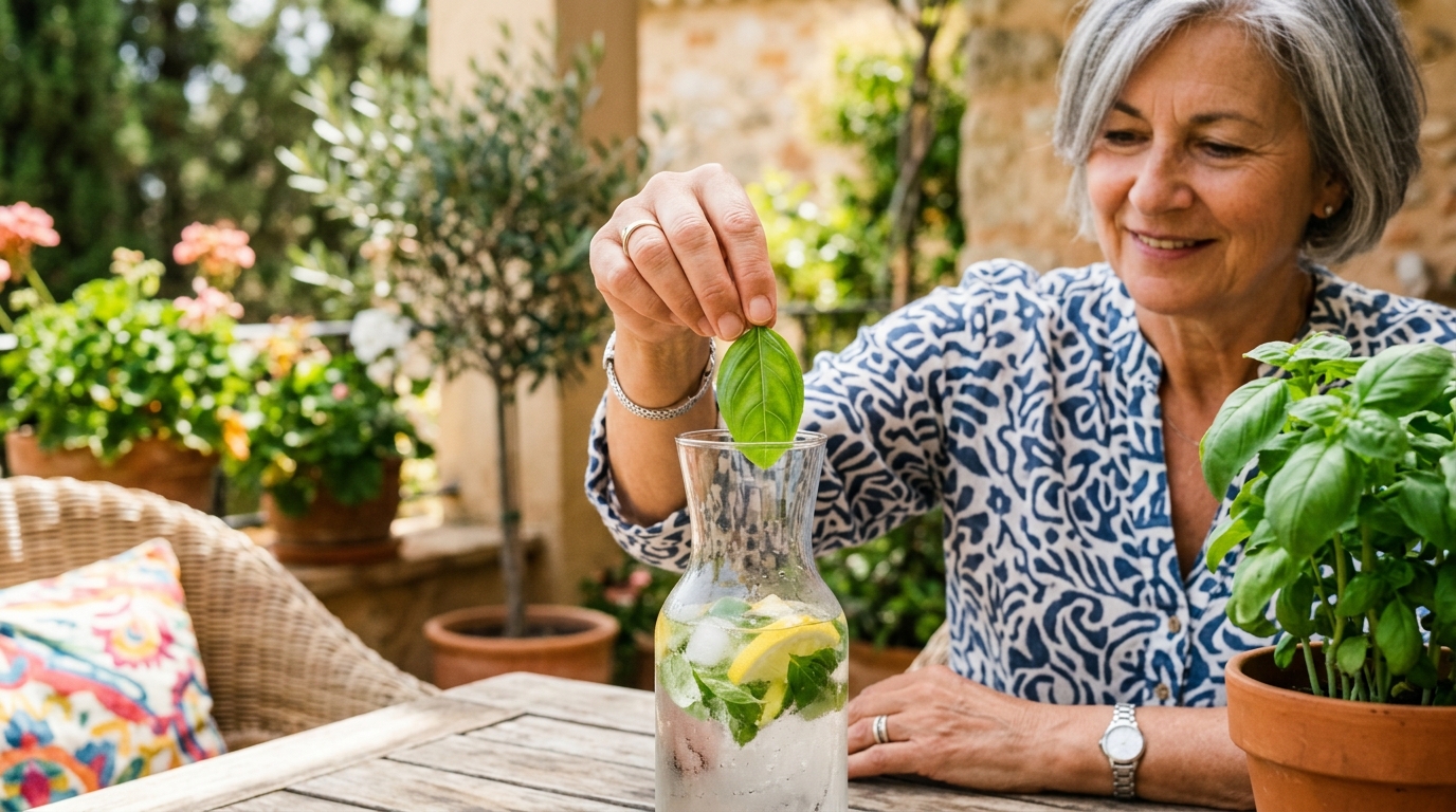 J’ai jeté quelques feuilles du jardin dans ma carafe juste pour faire joli : au bout d’une semaine de canicule, j’ai compris ce que ce geste changeait vraiment
