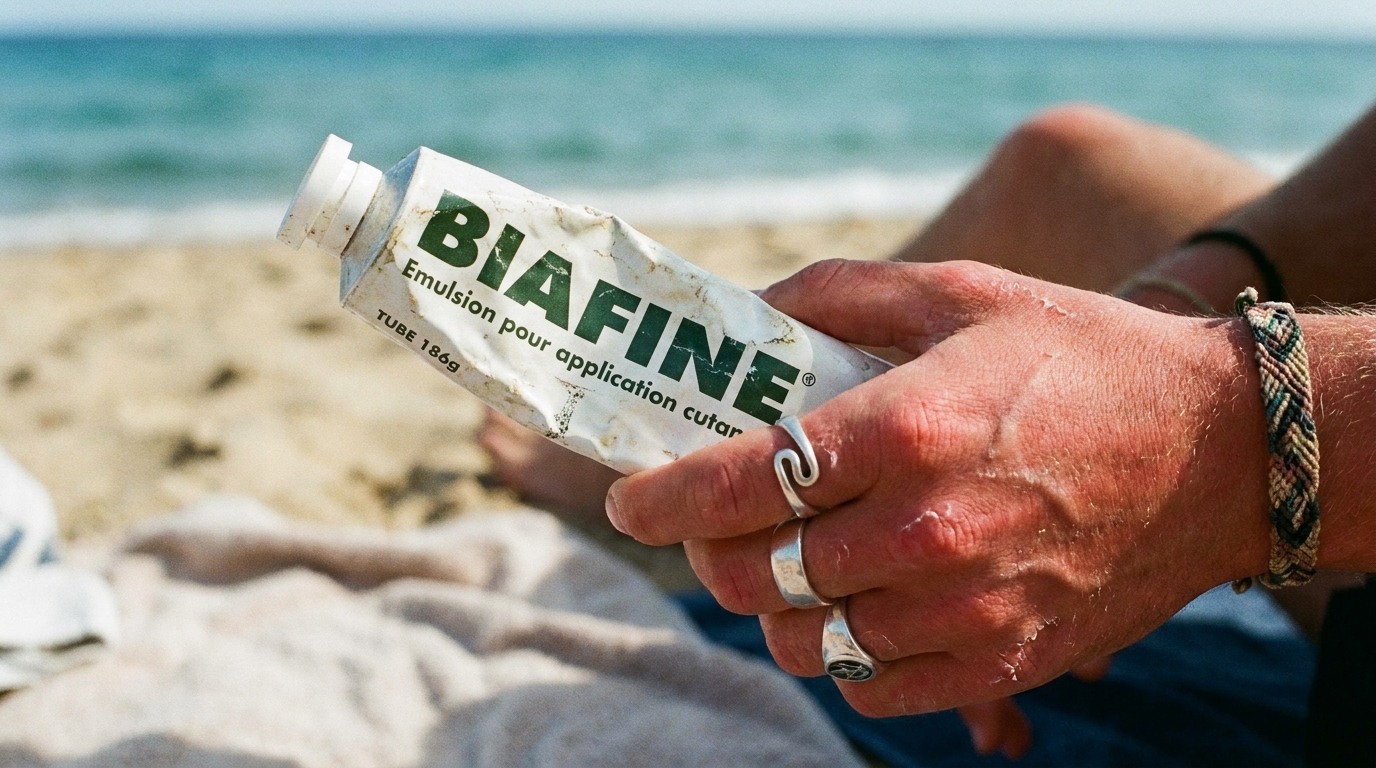 J’étalais de la Biafine sur chaque coup de soleil : en regardant ma peau le lendemain, j’ai compris pourquoi elle brûlait encore plus